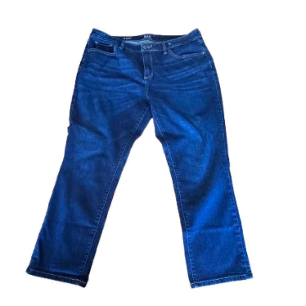 A.N.A. Skinny Crop Jeans Dark Wash Size 16!